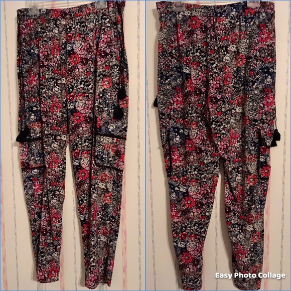 T TAHARI Drawstring Waist Pants - Picture 2 of 8